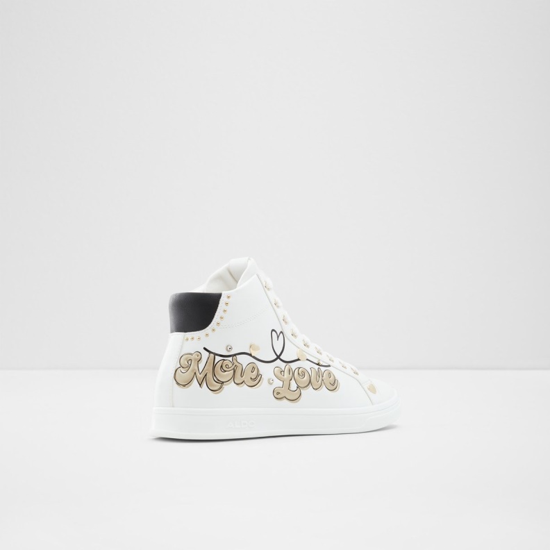Aldo Toplove High Top Sneaker White Fashion