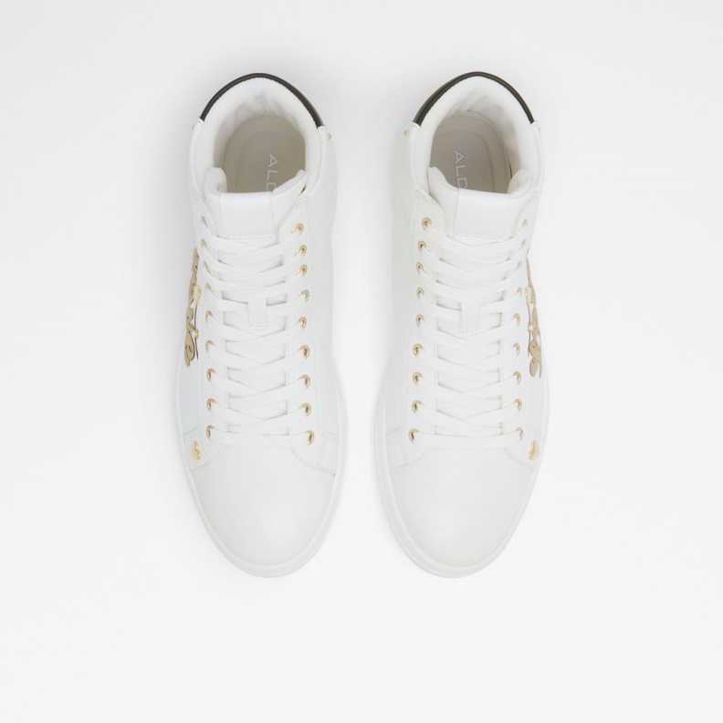 White Aldo Fashion Toplove High Top Sneaker