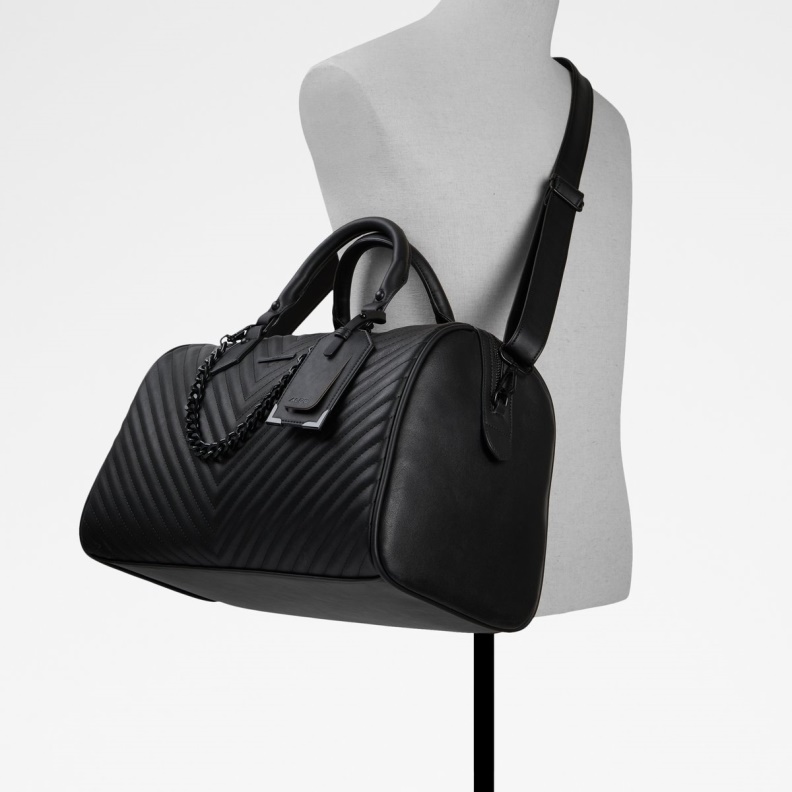 Black Fashion Aldo Tripwald Travel Duffle Bag