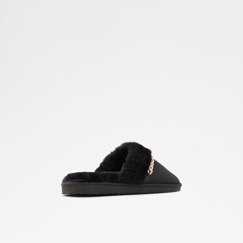 Fashion Black Tronwan Slippers Aldo