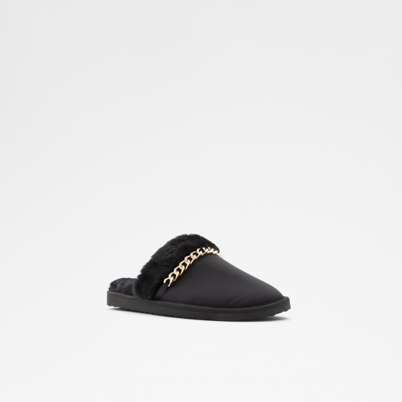 Fashion Black Tronwan Slippers Aldo