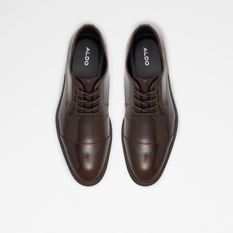 Fashion Aldo Dark Brown Tuxido Oxford Shoe