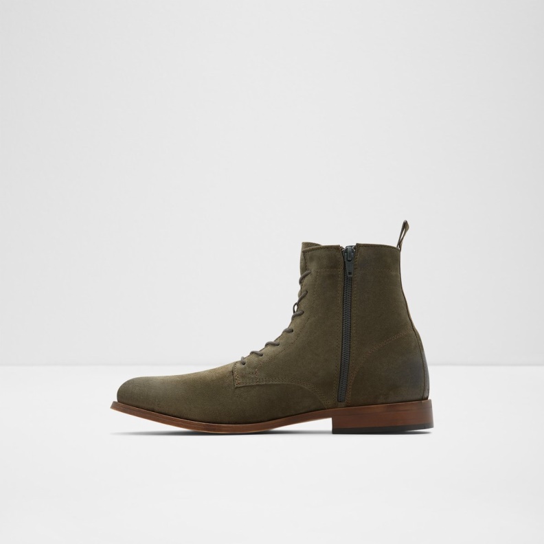 Fashion Medium Green Aldo Twain Lace-Up Boot