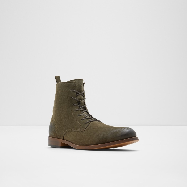 Fashion Medium Green Aldo Twain Lace-Up Boot