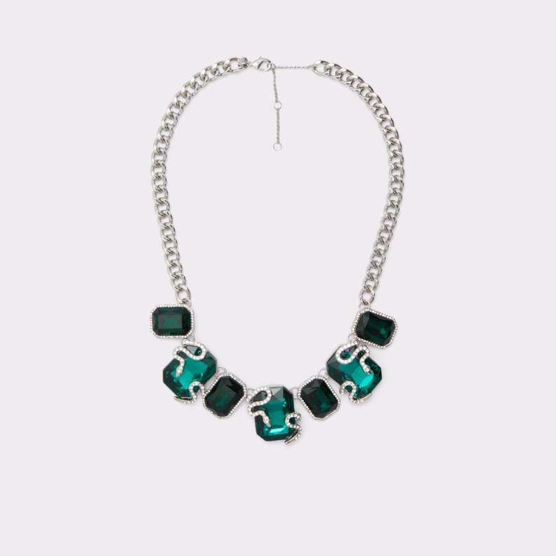 Aldo Dark Green Fashion Ulelle Necklace