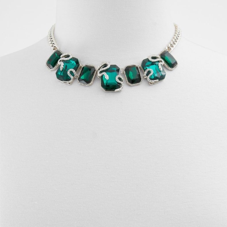 Aldo Dark Green Fashion Ulelle Necklace