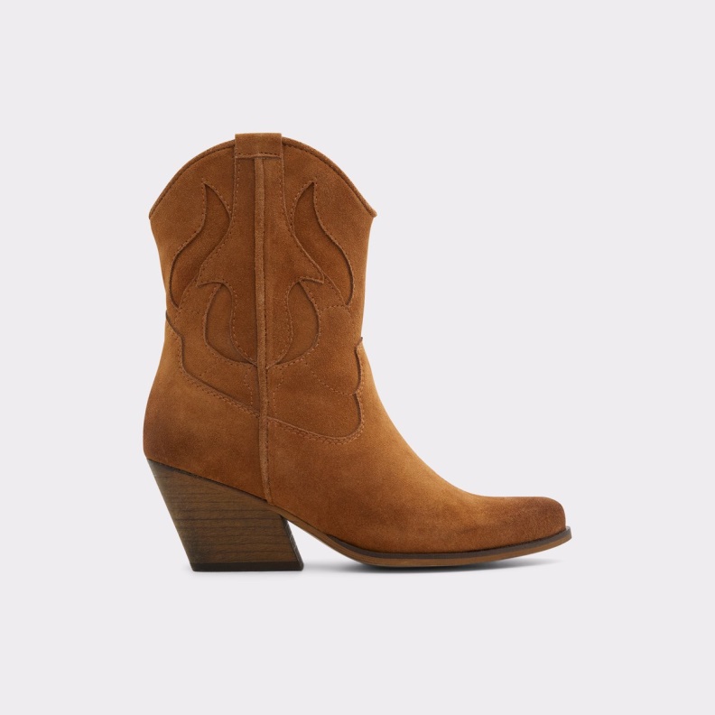 Aldo Fashion Cognac Ulerani Western Boot
