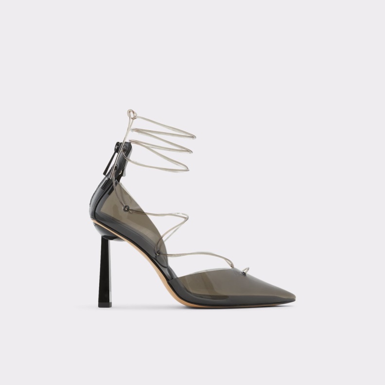 Black Fashion Aldo Uniatha Strappy Heeled Shoe