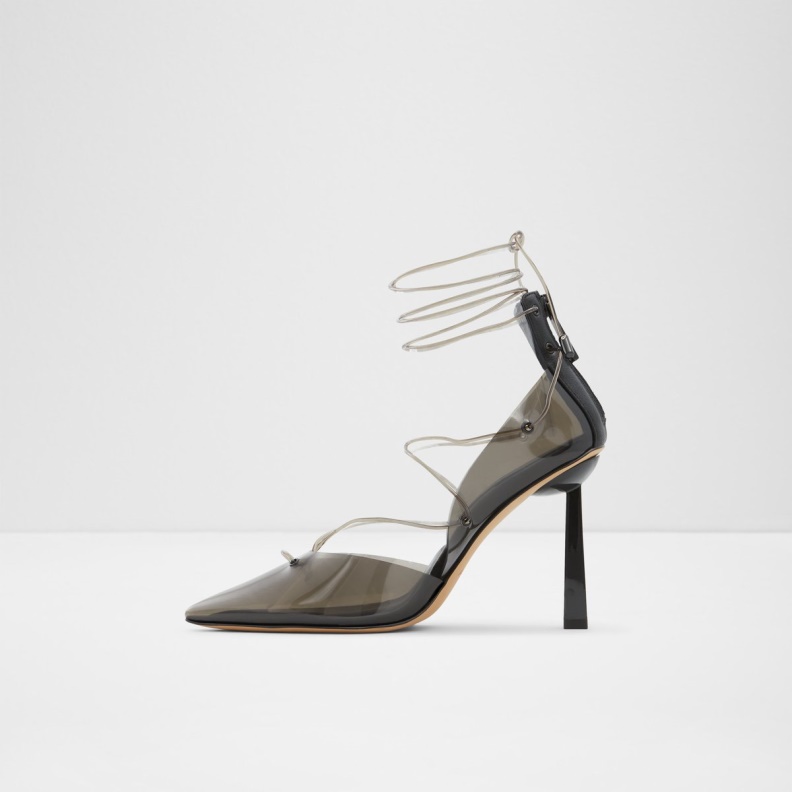 Black Fashion Aldo Uniatha Strappy Heeled Shoe