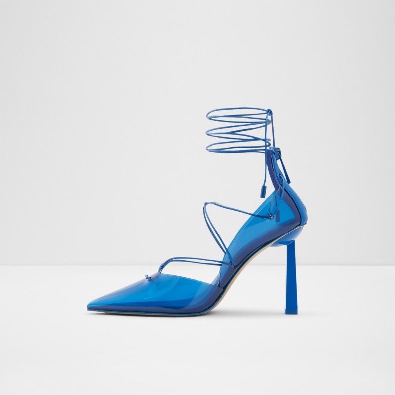 Blue Aldo Fashion Uniatha Strappy Heeled Shoe