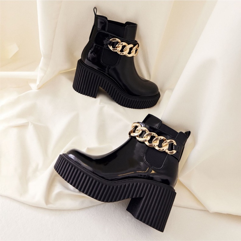 Black New Arrival Upgrade Chelsea Boot Lug Sole Fashion Aldo