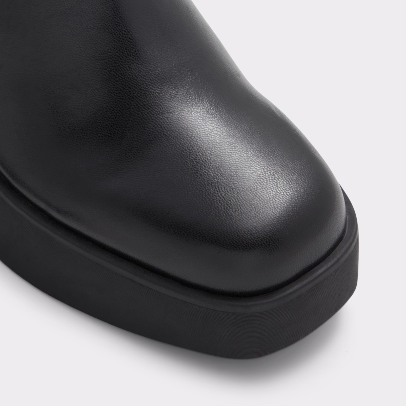 Aldo Fashion New Arrival Upscale Over-The-Knee Boot Lug Sole Black