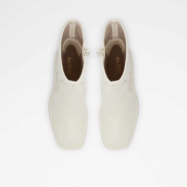 Upstage Sock Boot Lug Sole Fashion Aldo White