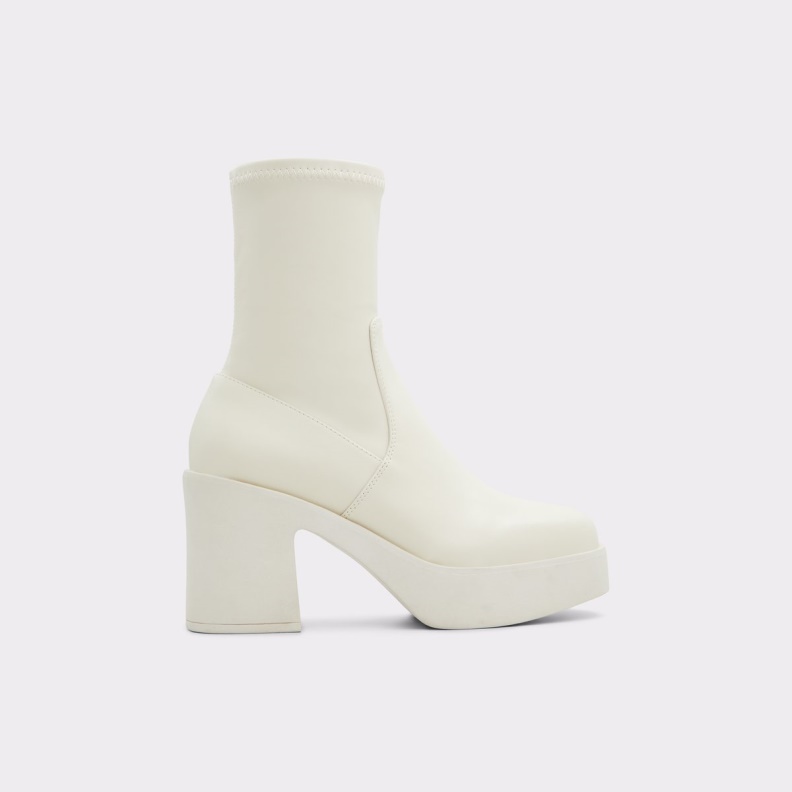 Fashion White New Arrival Upstep Ankle Boot Aldo