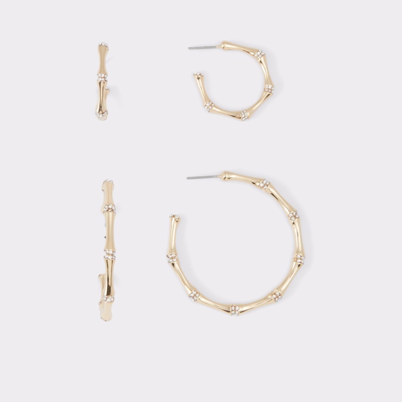 Gold-Clear Multi Fashion Aldo Last Chance Valenannon Earrings