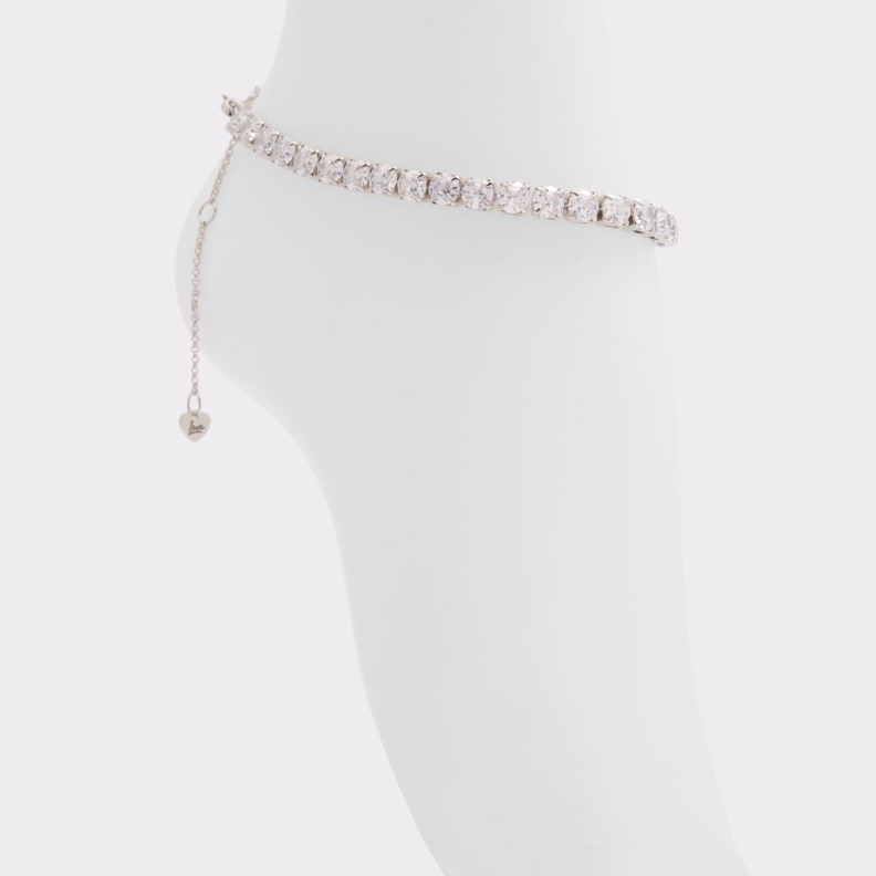 Fashion Silver-Clear Multi Varqa Anklet Aldo