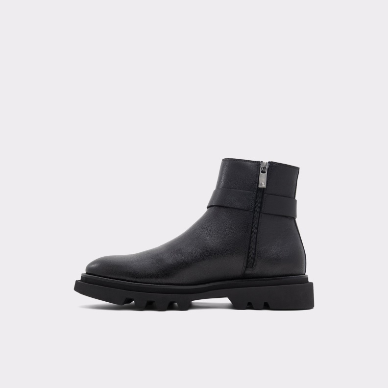 Aldo New Arrival Verdi Ankle Boot Lug Sole Black Fashion