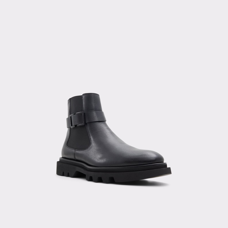 Aldo New Arrival Verdi Ankle Boot Lug Sole Black Fashion