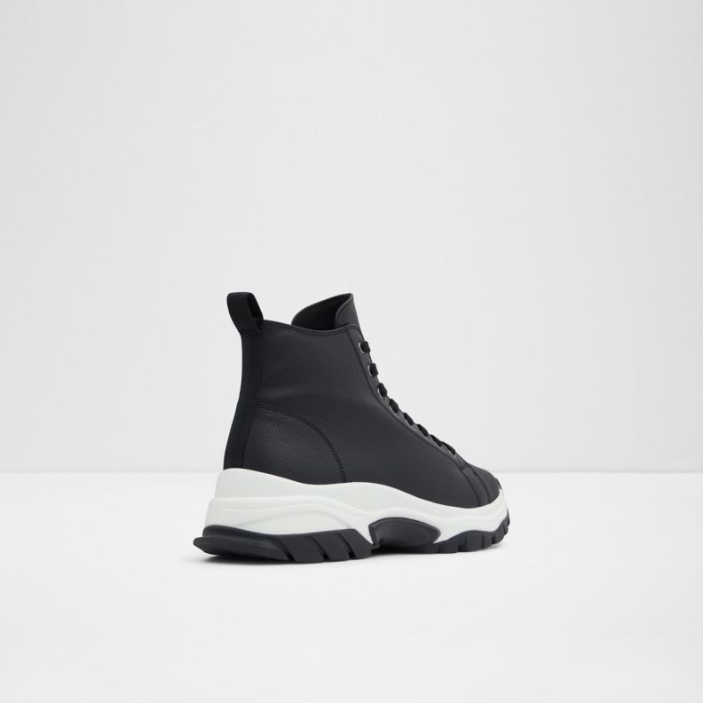Black Fashion Aldo Vertex High Top Sneaker Jogger Sole