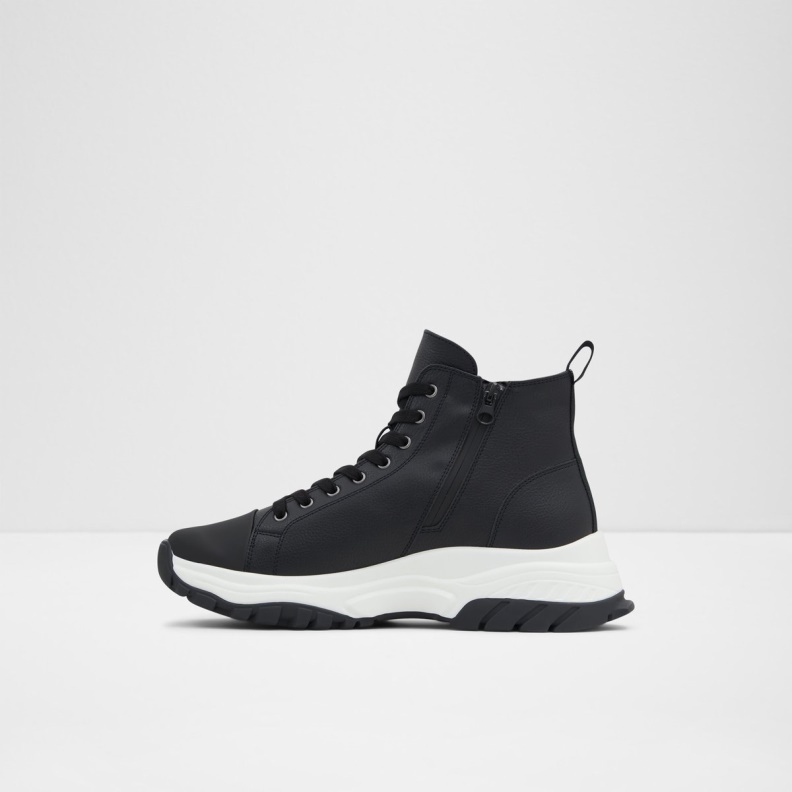 Black Fashion Aldo Vertex High Top Sneaker Jogger Sole