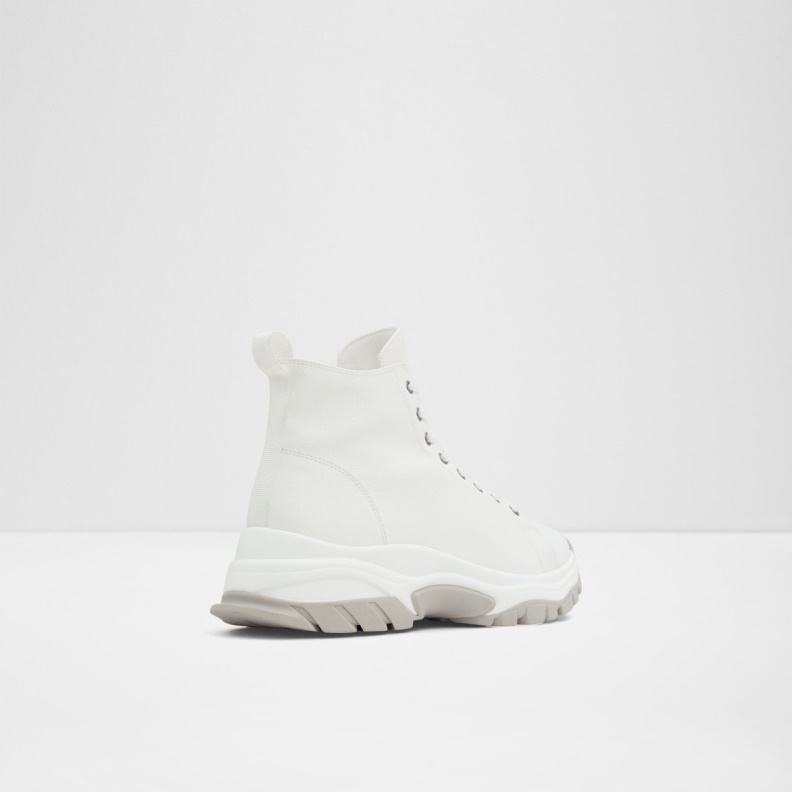 White Vertex High Top Sneaker Jogger Sole Fashion Aldo