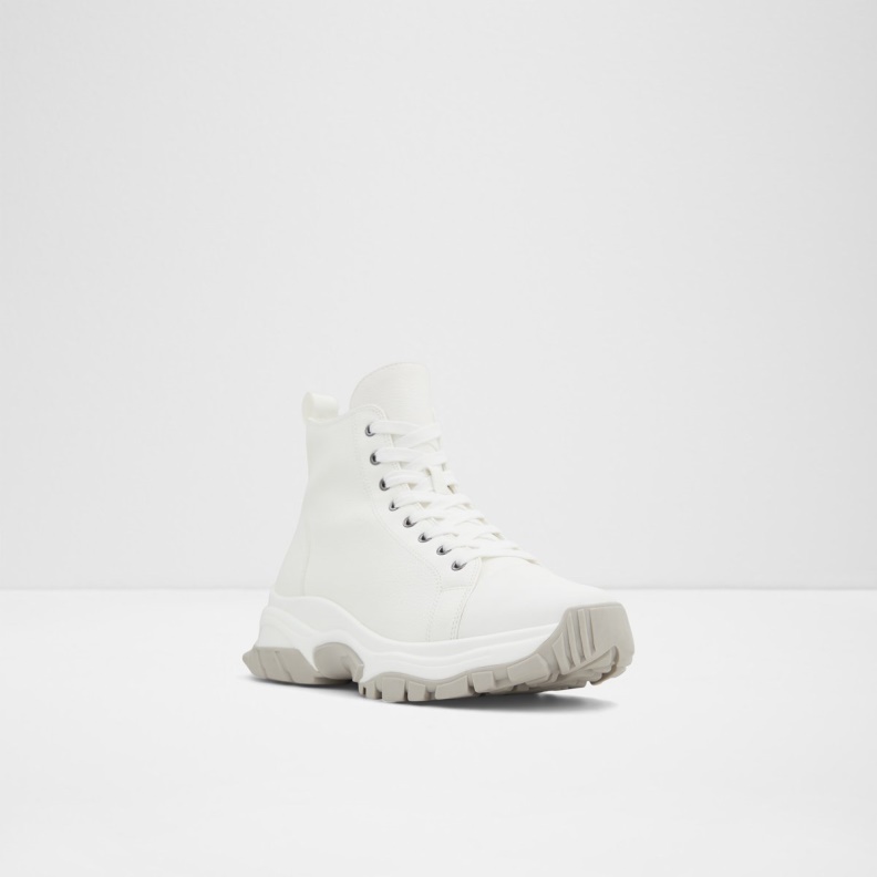 White Vertex High Top Sneaker Jogger Sole Fashion Aldo