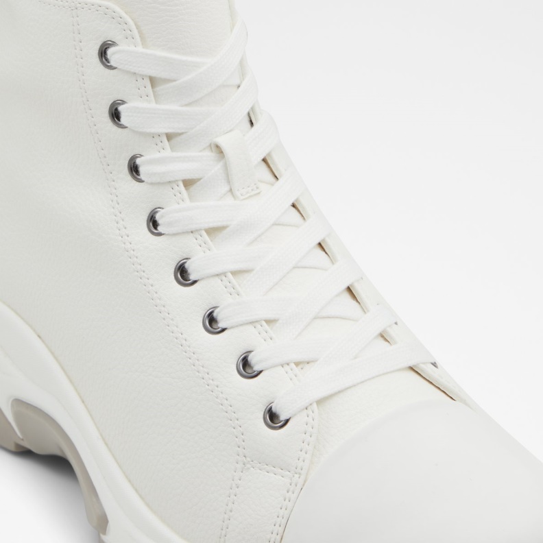 White Vertex High Top Sneaker Jogger Sole Fashion Aldo