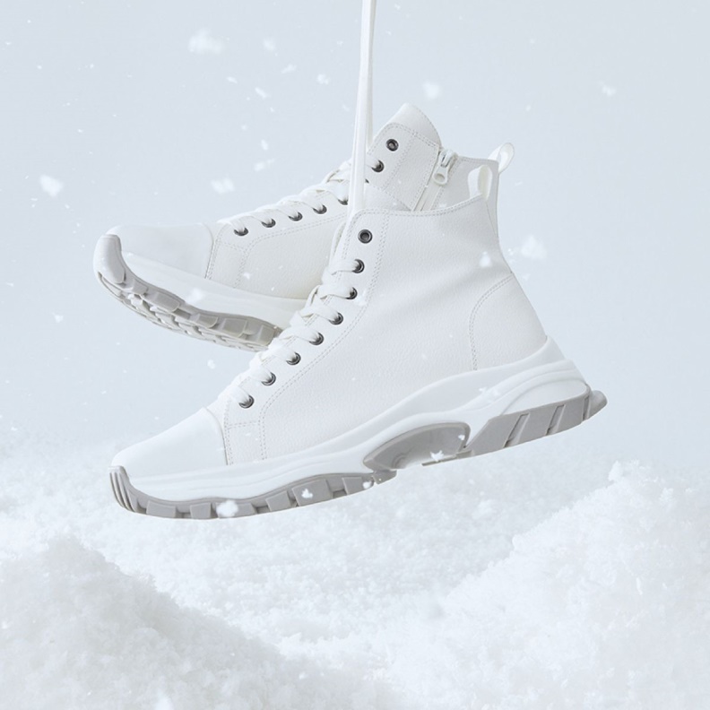 White Vertex High Top Sneaker Jogger Sole Fashion Aldo