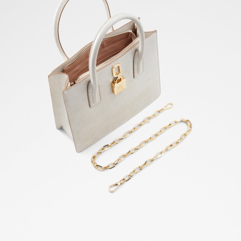Viewan Satchel Tote Bag Fashion Bone Aldo