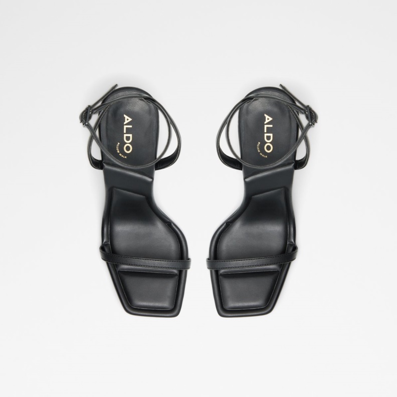 New Arrival Vivanti Ankle Strap Heeled Sandal Fashion Aldo Black