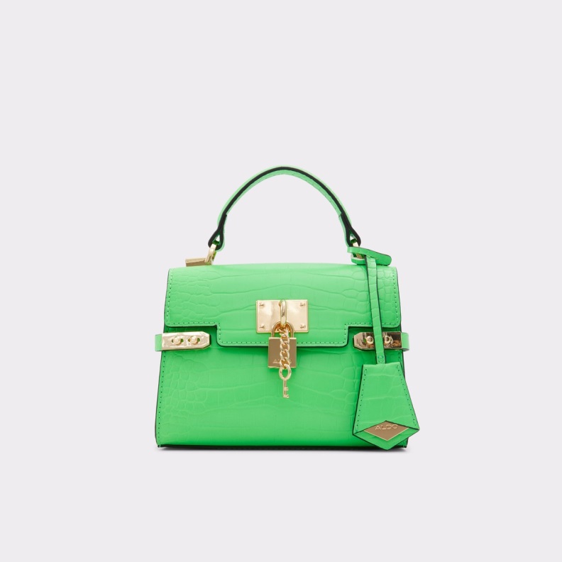 Fashion Bright Green Aldo Vontessa Top Handle Bag