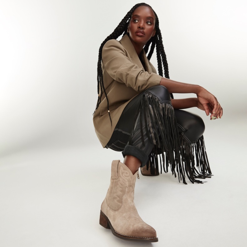 Aldo Fashion Wayjar Western Boot Light Brown