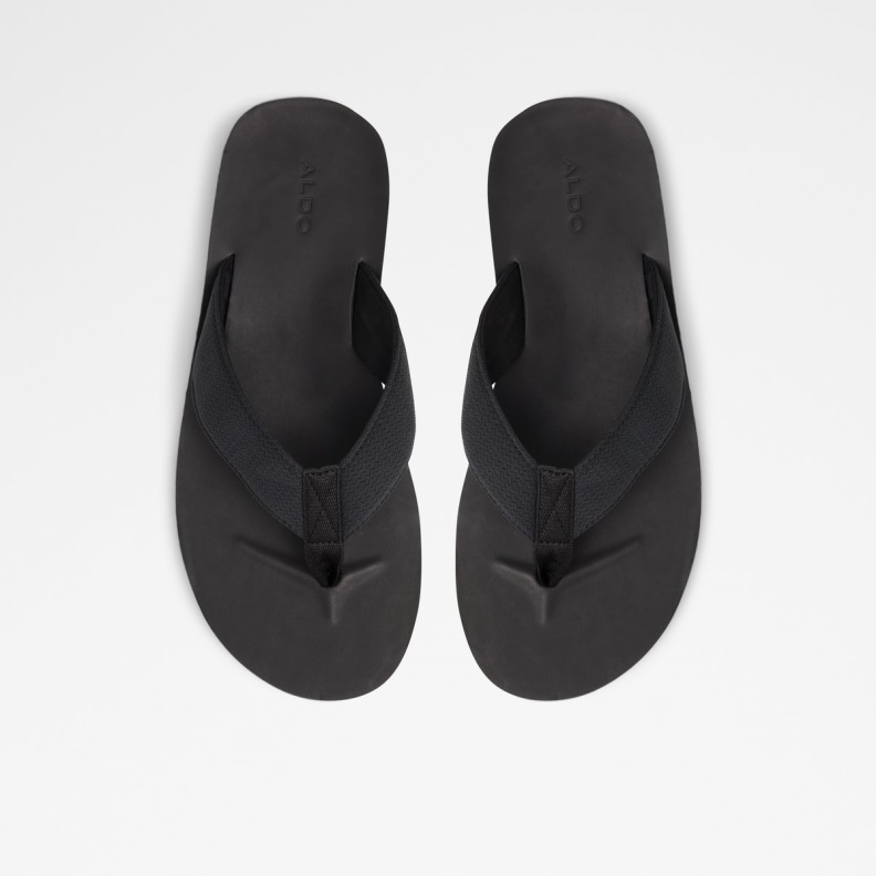 Black Aldo Fashion Weallere Flip Flop