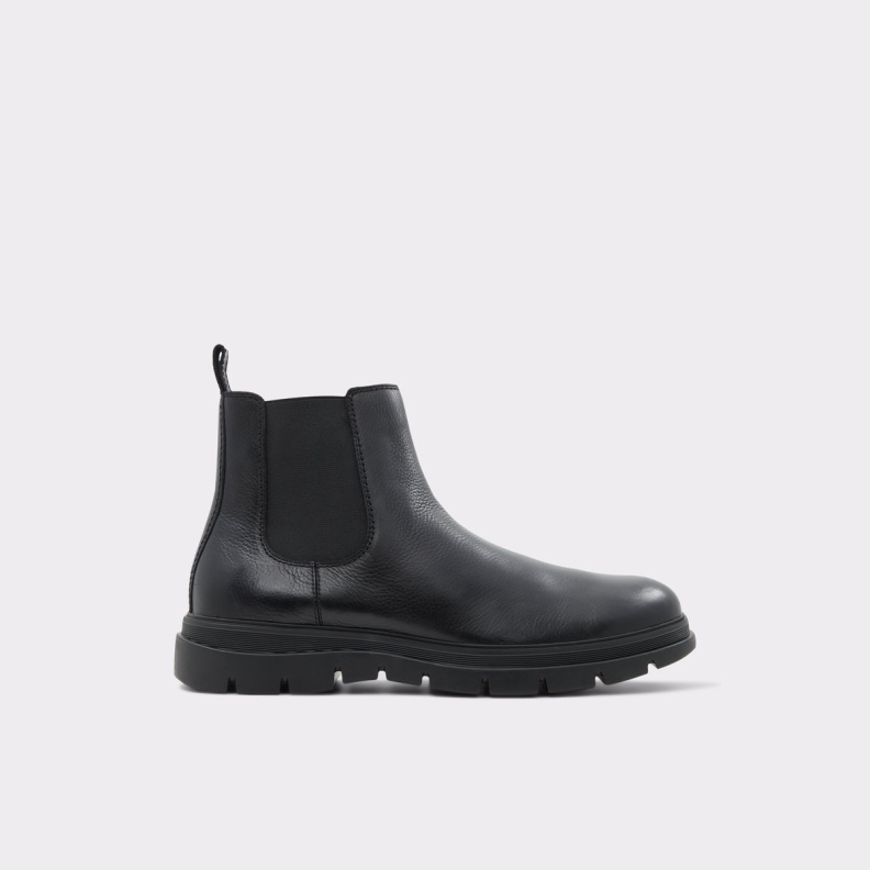 Black Leather Pebble Weannon Chelsea Boot Fashion Aldo