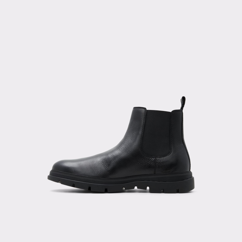 Black Leather Pebble Weannon Chelsea Boot Fashion Aldo