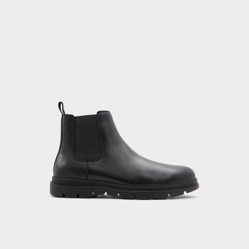 Black Leather Smooth Fashion Aldo Weannon Chelsea Boot