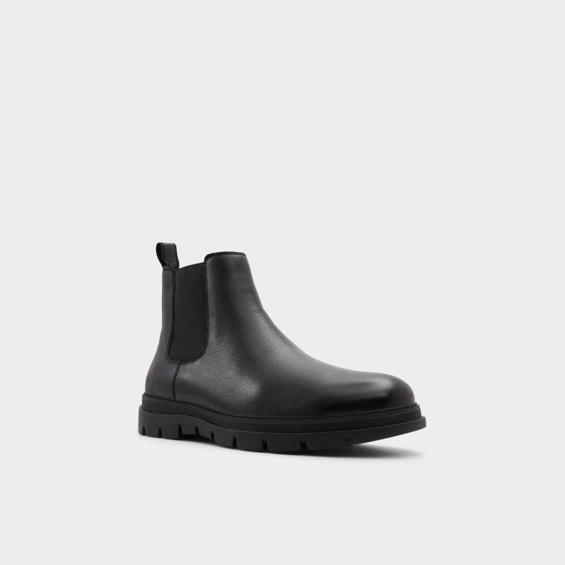 Black Leather Smooth Fashion Aldo Weannon Chelsea Boot