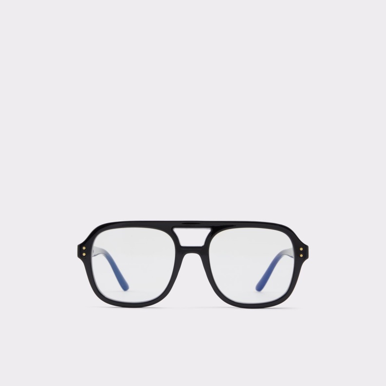 Fashion Aldo Black-Gold Multi Sold Out Wirer Aviator Sunglasses