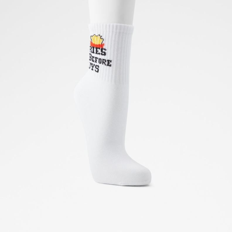 Aldo Womamar Socks White Fashion