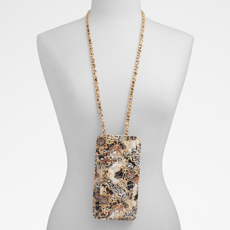 Black-White Yaegan Cellphone Holder Fashion Aldo