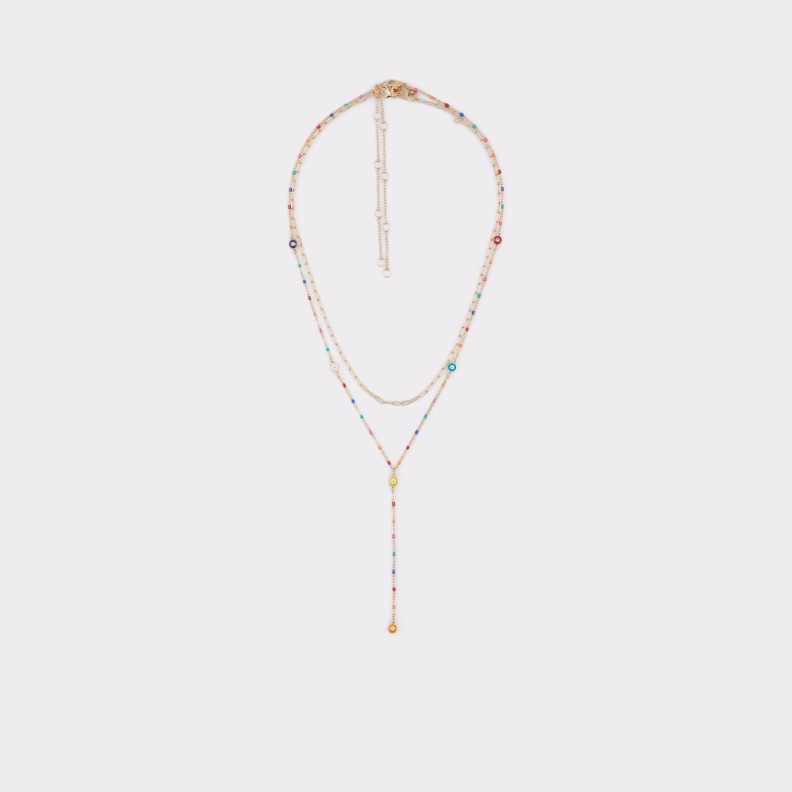 Aldo Fashion Bright Multi Ybendawen Necklace