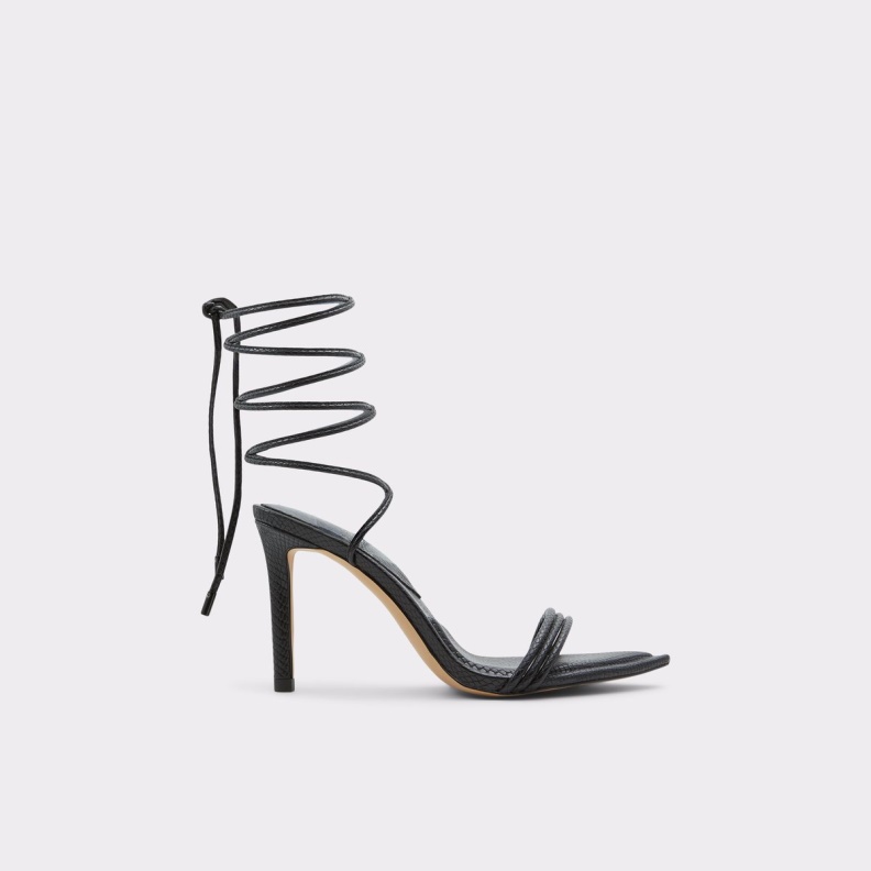 Black Yberrar Strappy Heeled Sandal Stiletto Heel Aldo Fashion