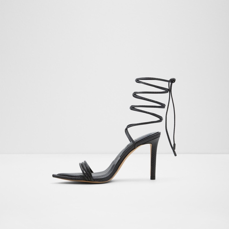 Black Yberrar Strappy Heeled Sandal Stiletto Heel Aldo Fashion