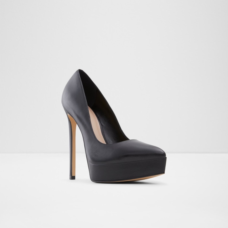 Black Fashion Aldo Yellowfin High Heel Shoe Stiletto Heel