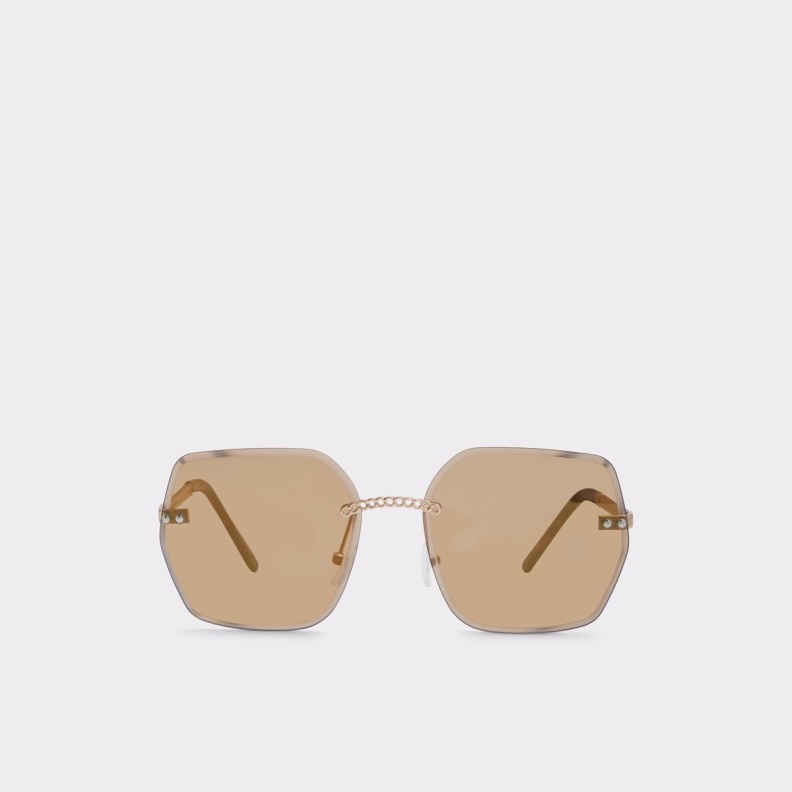 Bronze Fashion Aldo Yeranna Rectangle Sunglasses