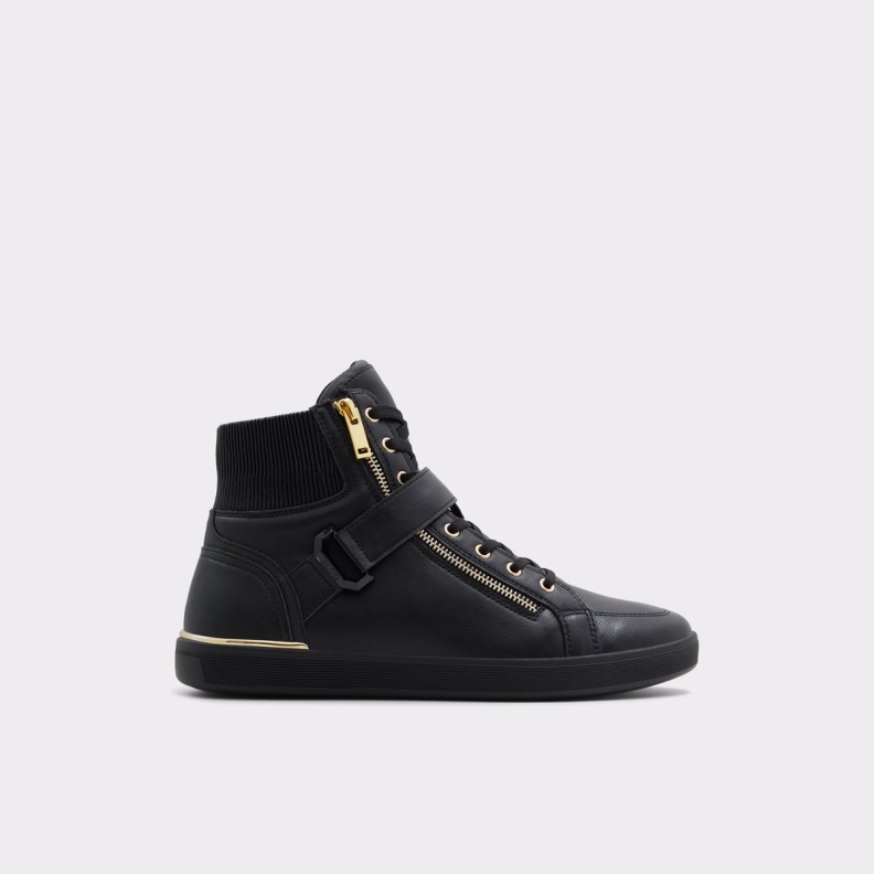 Black Synthetic Smooth Yohji High Top Sneaker Cup Sole Fashion Aldo