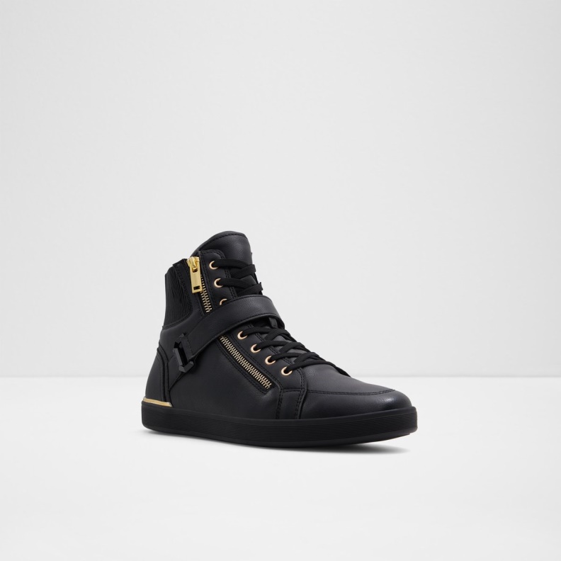 Black Synthetic Smooth Yohji High Top Sneaker Cup Sole Fashion Aldo