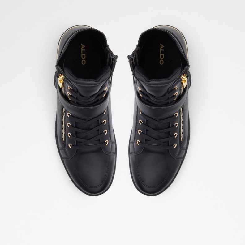Black Synthetic Smooth Yohji High Top Sneaker Cup Sole Fashion Aldo