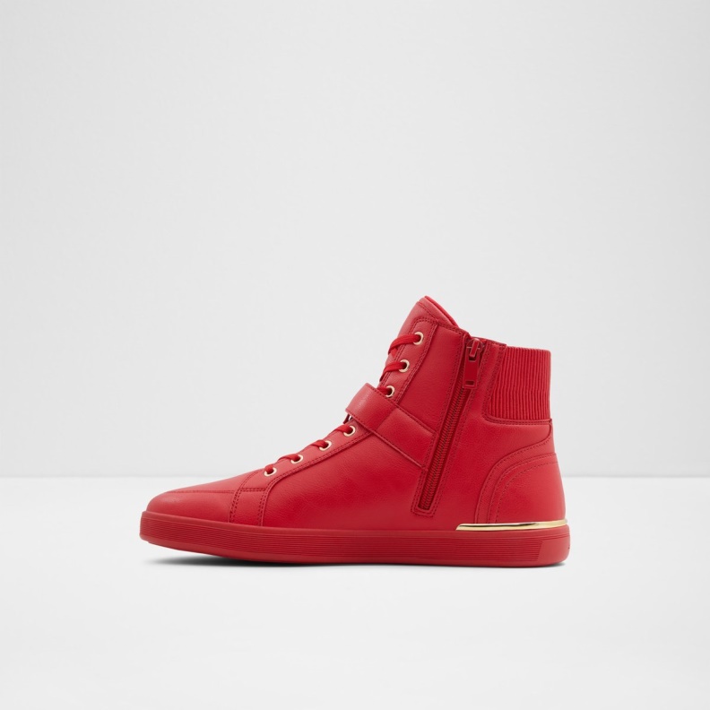 Fashion Bright Red Aldo Yohji High Top Sneaker