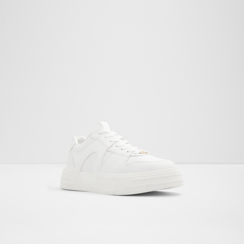 Fashion White Zeus Low Top Sneaker Lug Sole Aldo